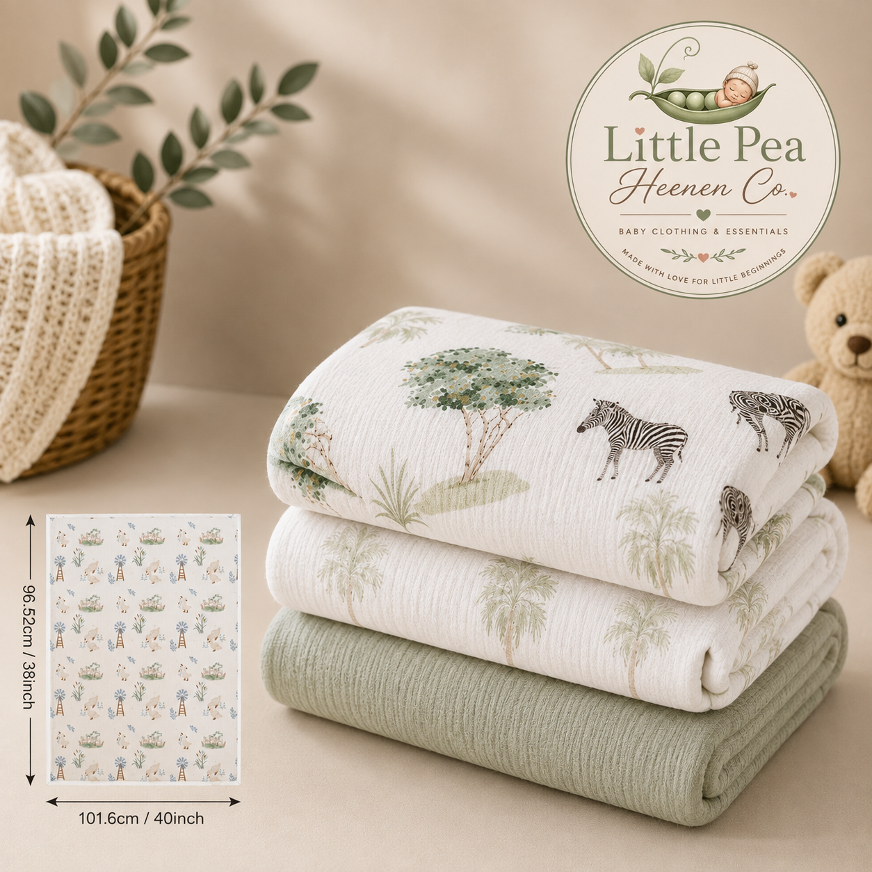 LP-167 Little Pea baby bedding