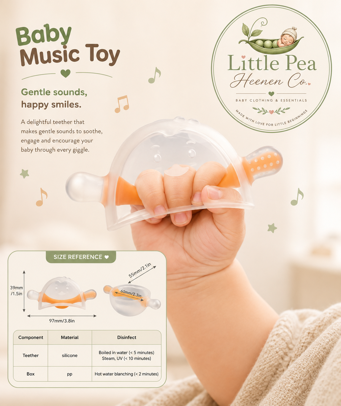 Baby Teether / Sound Toy